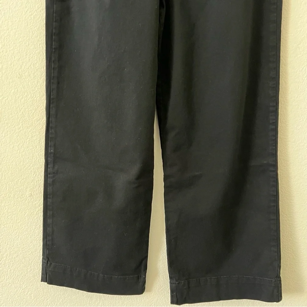 NWT Marine Layer Bridget Wide Leg Crop Pants in Faded Black SZ 10 - Picture 9 of 16